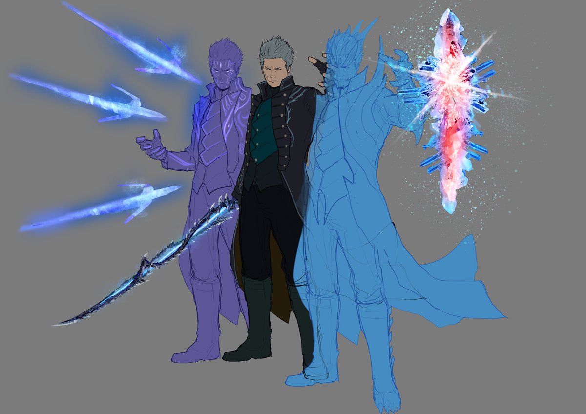 I never posted all of my "devil sword vergil" images in one single hit, so i guess  this is the right time to do so!

Link to the project: artstation.com/artwork/2xgG2A
#DMC5Anniversary #DevilMayCry5 #Vergil #Capcom #goty  #DevilMayCry <a href="/retroOtoko/">Matt Walker</a> <a href="/tomqe/">Hideaki Itsuno</a> <a href="/dev1_official/">Capcom Dev 1</a>