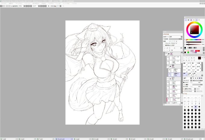 ライブでここまで進みました #今日のライブ進捗 #東方project #リドローOK  