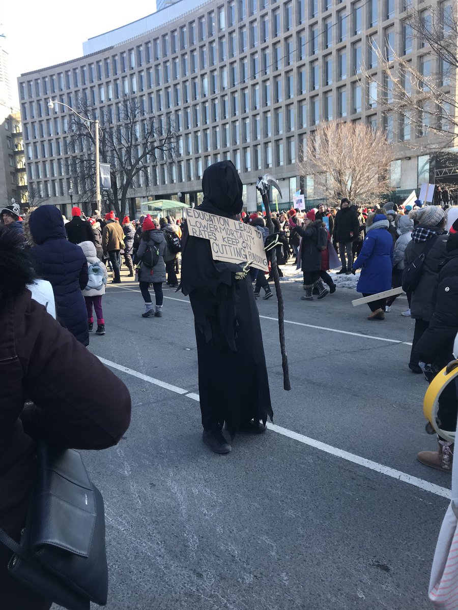 Standing up for public education at Queen’s Park. #cutshurtkids