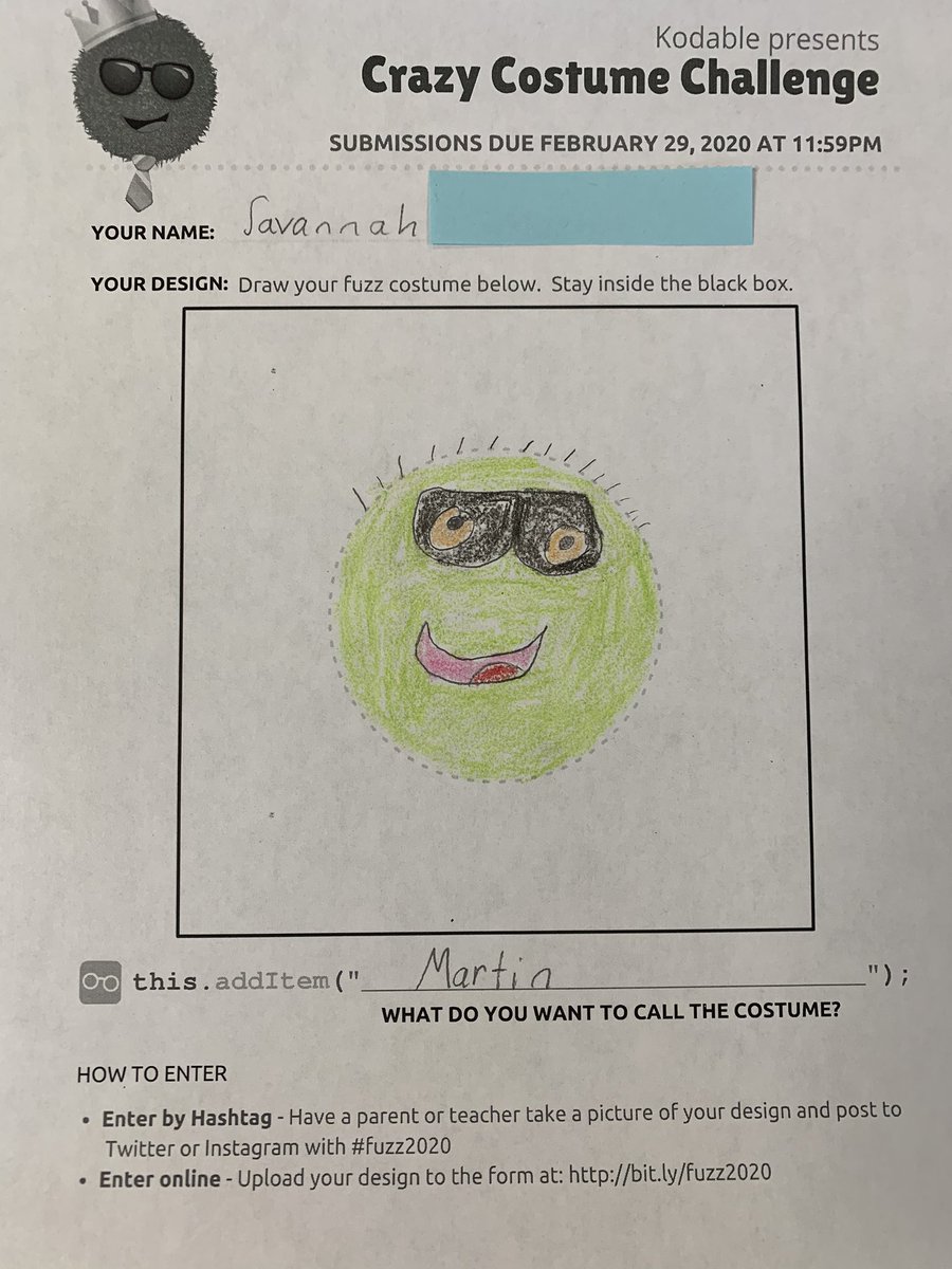 Crazy Costume Challenge #fuzz2020