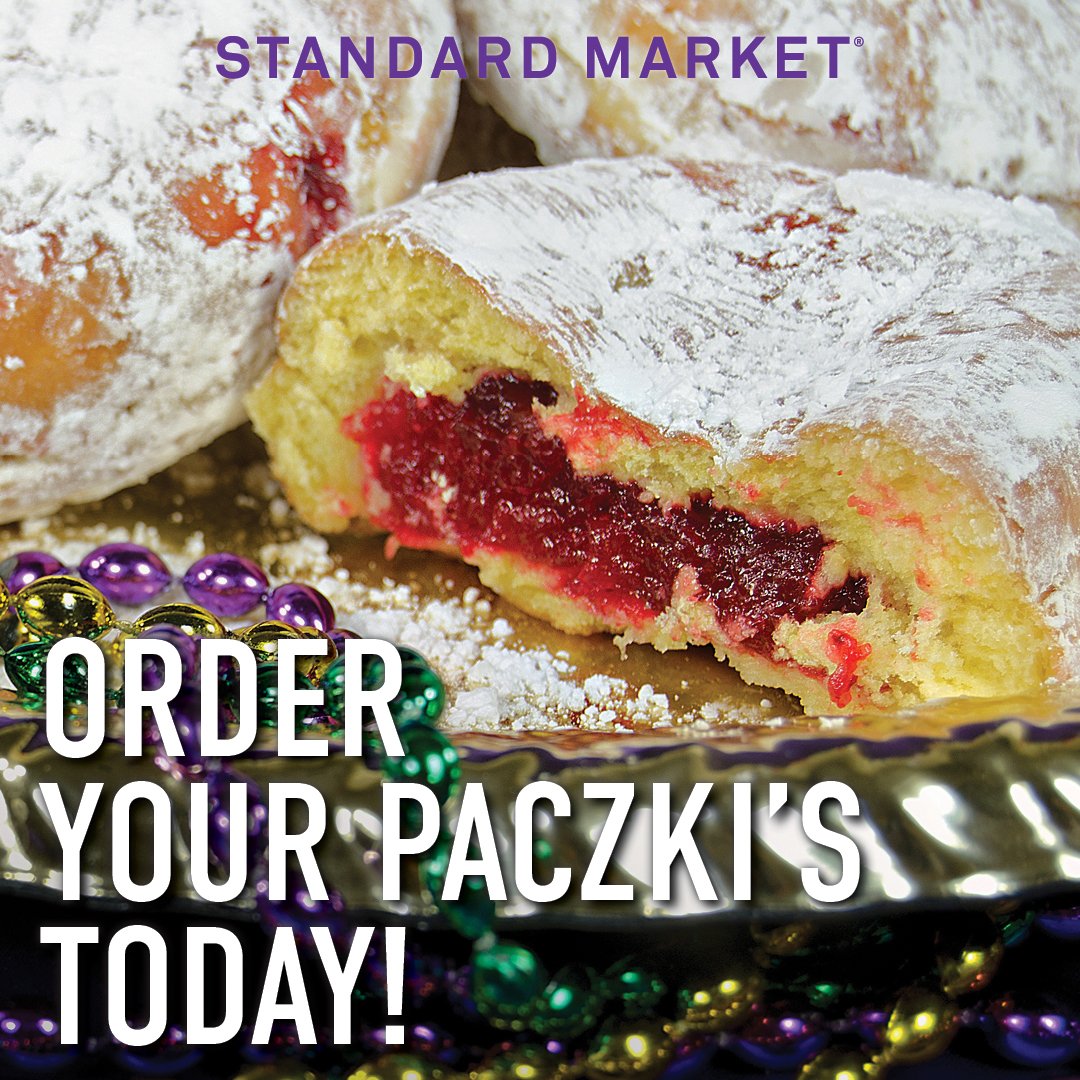 StandardMarket's tweet image. Fat Tuesday is around the corner! Order your king cake and paczki's from the market today. Order online at standardmarket.com/shop or call our catering department at 630-366-7038. #mardigras #fattuesday #kingcake #paczki #market #standardmarket #celebrate