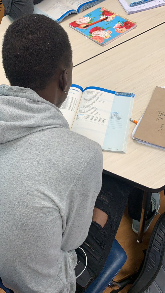 mrsjfthompson's tweet photo. We’ve done a lot of work with poetry this year. At first, there were groans and lots of whining. Now, after conversation and analysis, I heard, “daaaaaang! This poem is lit, bro!” #streetlanguage #academiclanguage #languageislitbro https://t.co/ElGrwdtH0R