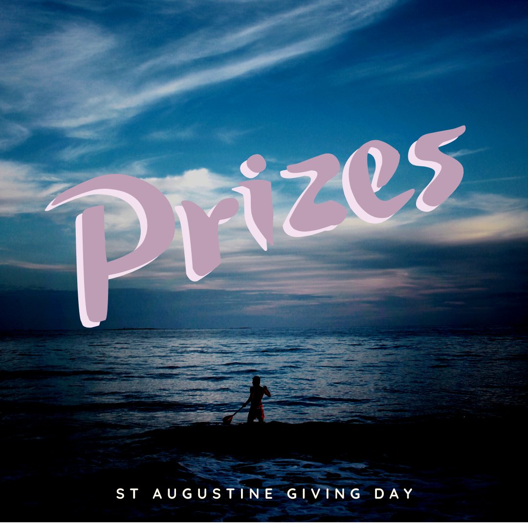 givingday2022's tweet image. Did you know?? In addition to the money raised on #STAUGGIVINGDAY, there is $10,000(!!!) of prize money up for grabs - come see what your nonprofit could win! 

#stauggivingday #stauglocals #staugustine

staugustinegives.com