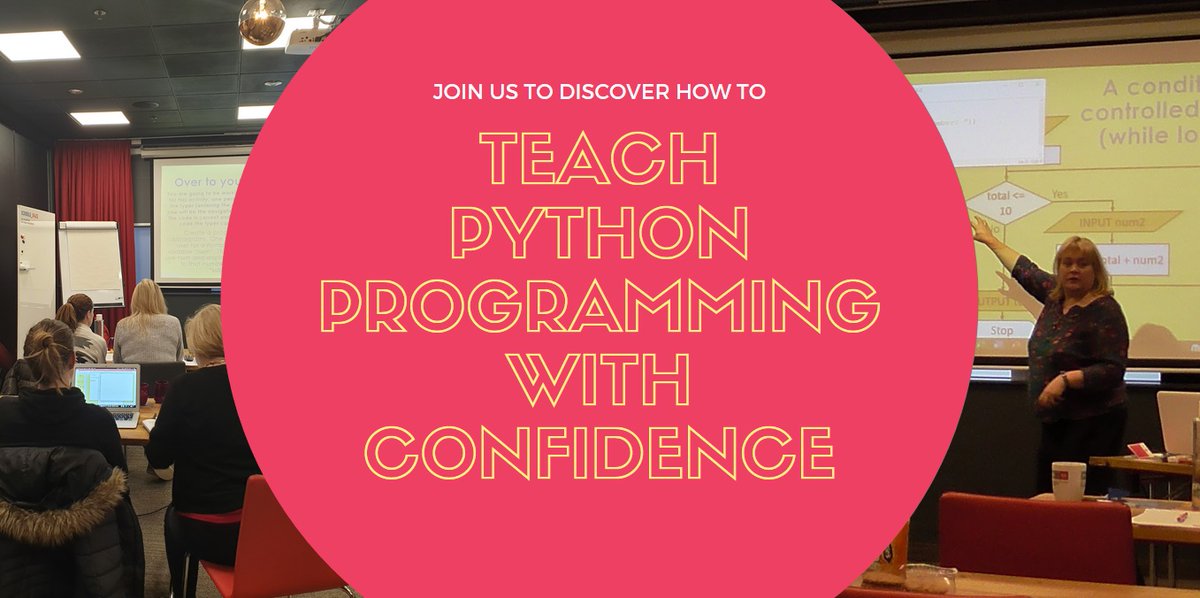 nichola_wilkin's tweet image. Teach Python Programming With Confidence Part 1 training course, Wed 26th February in London. #Python #TeachPython#ComputerScience #PGCE #NQT #computing nicholawilkin.com/python-training