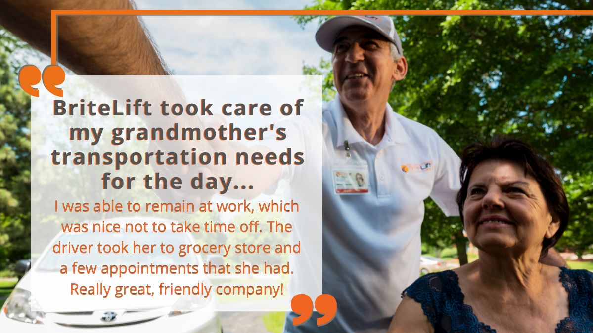 BriteLift's tweet image. We are always so proud of the lovely things that our customers say about us! 
If you&apos;d like to learn more about our quality, wheelchair-accessible transportation service, give us a call on ➡️ 847-792-1212 ☎️ 

#britelift #advancedbooking #ondemandbooking #chicago #chicagoland