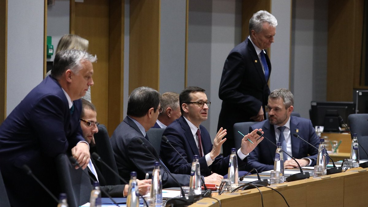 PLintheEU's tweet photo. The leaders branded as the #FriendsOfCohesion have reconvened for a meeting to further discuss the #MFF. #EUCO https://t.co/QG0l5PGWgq