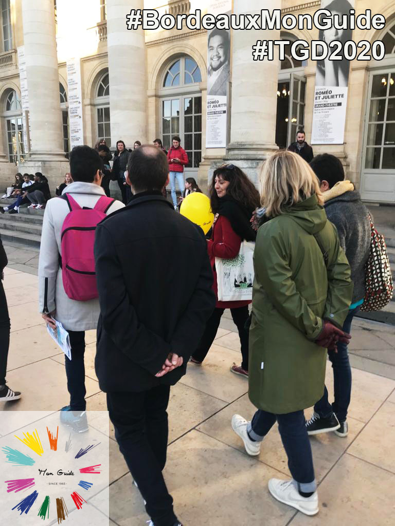 GuidesAquitaine's tweet photo. Nos guides officiels vous attendent jusqu'à 20h00 pour vous faire découvrir ou re-decouvrir #Bordeaux et vous parler de notre beau métier - Journée Internationale des Guides - Cherchez les ballons #MonGuide et profitez de nos visites gratuites ! #ITGD2020 https://t.co/4qX8RNYqQY