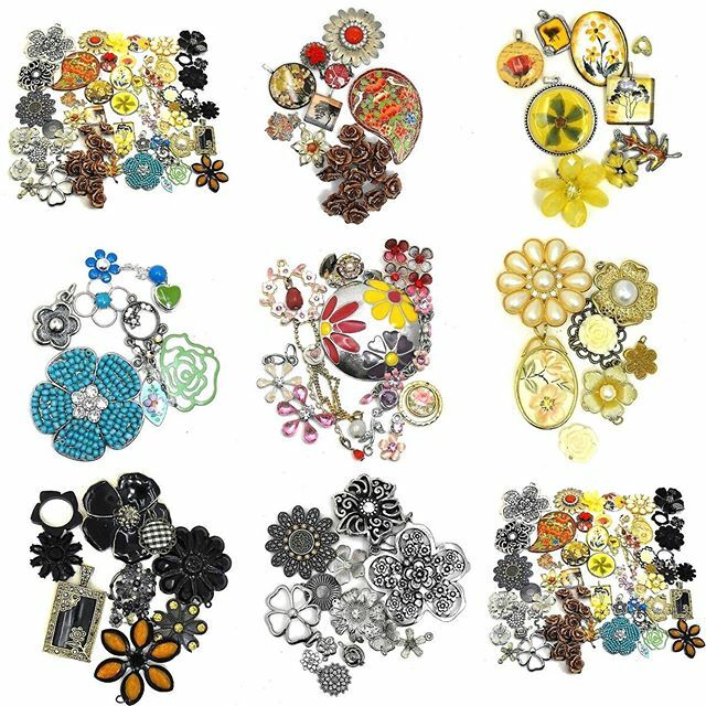 Colorful flower craft destash - dangles drops - things with a loop 🙂 auction 254511819864 ending this weekend on eBay
•••
QVintageJewelry eBay store link in bio
•••
#vintagestyle #craftygirl #figuralfriday #destashlot #destash #jewelrybouquet #je… instagram.com/p/B81h3JjF9Tn/