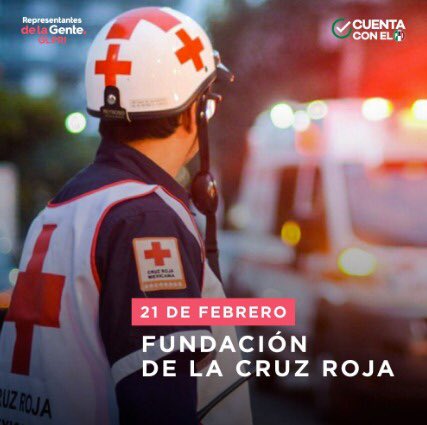 La Cruz Roja siempre está para ayudarnos, hoy estamos para felicitarla en el día de su fundación.

Sugerencia Hastag IG yTW: #CruzRojaMexicana