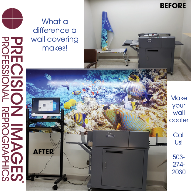 PrecisionImages's tweet photo. Got A BORING Wall??? Precision Images can fix that!! We offer several options to find the right wall covering for you project - Vinyl, Wall Fabric, and Wallpaper. We can print your custom design and install it for you! #NoBoringWalls #WallCoverings #walls #CustomWalls https://t.co/fsS3uKIFtU