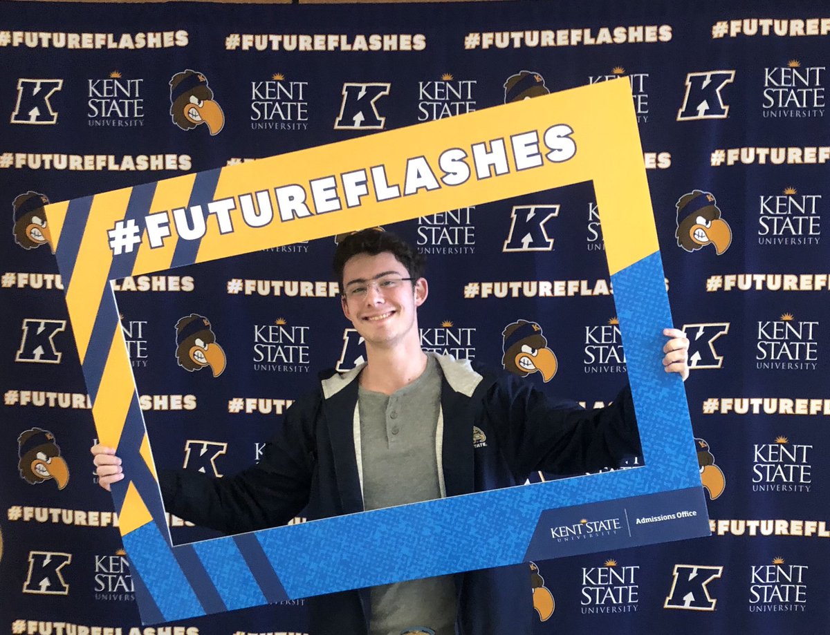glasgow_j's tweet photo. He’s ready! 
#futureflashes #caed  #visitkentstate https://t.co/cKXypmPkoq