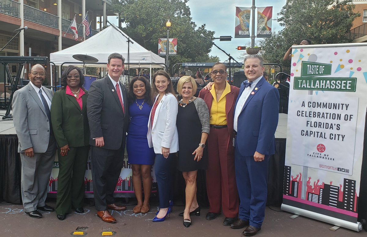 Supporting the annual #TasteofTallahassee celebration with City Commissioners Curtis Richardson and Dianne Williams-Cox, Mayor John Dailey, Commissioner of Agriculture Nikki Fried, Rep. Loranne Ausley, City Commissioner Elaine Bryant, and CFO Jimmy Patronis
It was delicious!