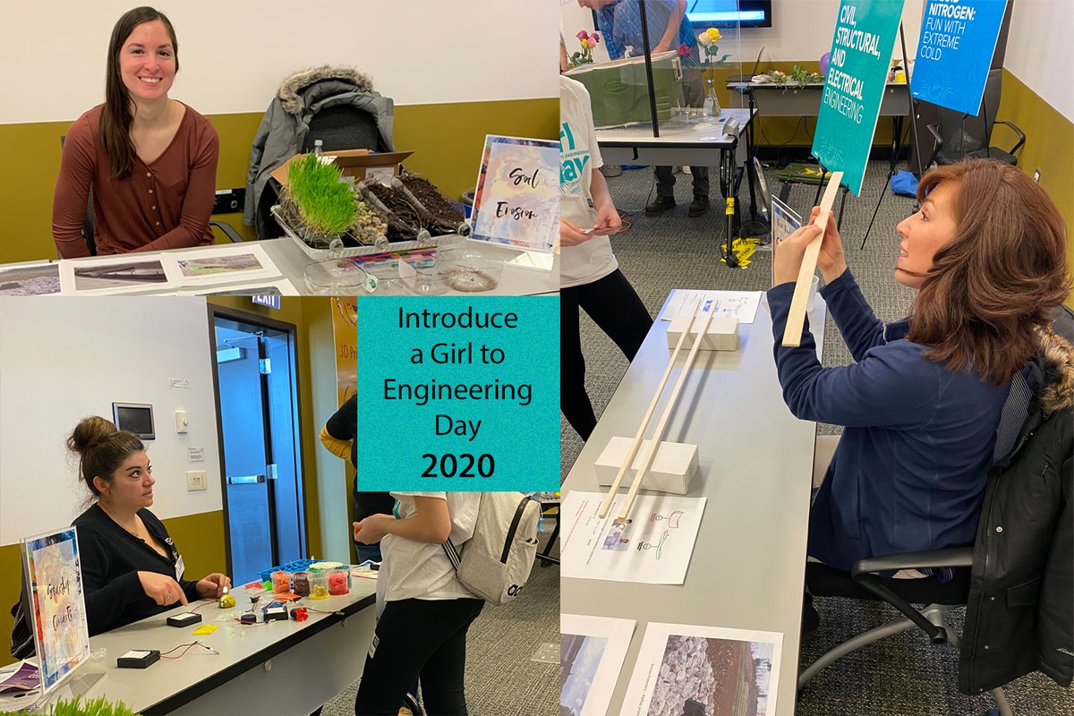 larsonengr's tweet photo. We had fun demonstrating engineering concepts @argonne  for Introduce a Girl to Engineering Day! #GirlDay2020 #IGED2020 #EWeek2020 https://t.co/ktVkd1LbfQ