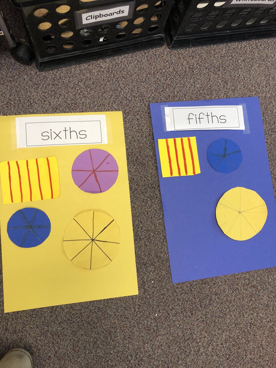 JanelleNG3's tweet photo. Multiple ways to show fractions. Another example of the beauty of math. @JeffcoSchoolsCo @Jeffco_Math https://t.co/jIaC3M7gC2