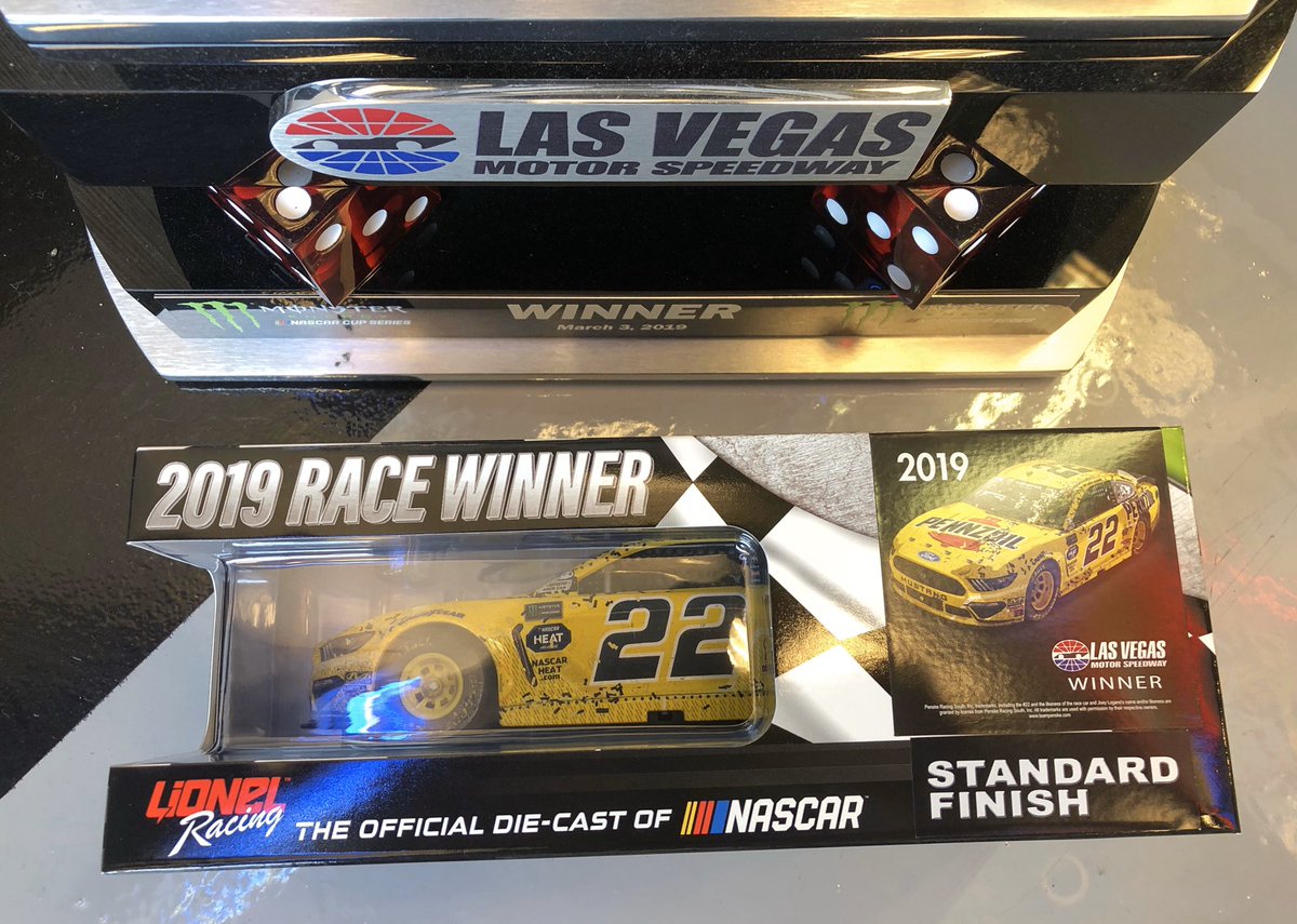 joeylogano's tweet image. *Giveaway Time* - RT for a chance to win this signed 22 @Pennzoil diecast of my win car from last years #Pennzoil400 at @LVMotorSpeedway #TeamJL