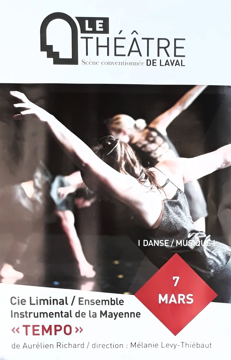 Levy-Thiébaut Mélanie (@levythiebaut) on Twitter photo 7 mars à 20h30 je dirigerai la création de TEMPO de Aurélien Richard au théâtre de Laval. Pulse de Steve Reich - Eden de A. Richard - Pulse de A.Richard - Workers Union de Louis Andriessen - Vive la danse, vive le corps  et vive la musique contemporaine ❤ 7 mars à 20h30 je dirigerai la création de TEMPO de Aurélien Richard au théâtre de Laval. Pulse de Steve Reich - Eden de A. Richard - Pulse de A.Richard - Workers Union de Louis Andriessen - Vive la danse, vive le corps  et vive la musique contemporaine ❤