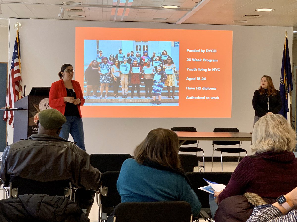 Thank you Naira and Jess from <a href="/AHRCNYC/">AHRC New York City</a> for your presentation on  your Advance and Earn Program for #directsupportprofessionals at today’s #SIDDC meeting!