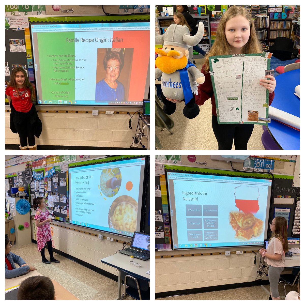 missdansky's tweet photo. The Viking has landed in room 203! Students enjoyed celebrating multiculturalism by researching and sharing a Family Favorite Cultural Recipe. We learned a lot more about each other by sharing the origins of our chosen recipes! #CelebrateDiversity @VoorheesPrin https://t.co/cu9jW0zzIe