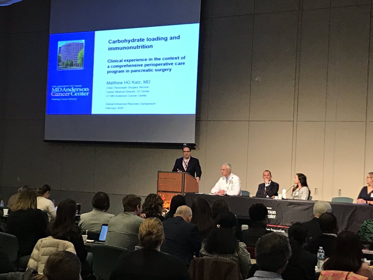 DrNgoHuang's tweet photo. Fantastic overview by @mkatzmd sharing the pancreatic surgery teamโs experience involving neoadj treatment and prehab to optimize nutrition and function/fitness #enhancedrecovery2020 #cancerprehab @SchadlerLab @N8Parker8 https://t.co/2oQSFZTkRK