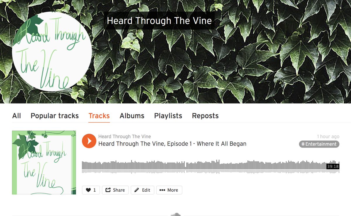 jif_scholars's tweet photo. And they're live!  The first episode of Heard Through The Vine is available now on SoundCloud-- support the girls by taking a listen and hitting the like button! https://t.co/UIlsaRPLf4 https://t.co/bBMQeqWjzq