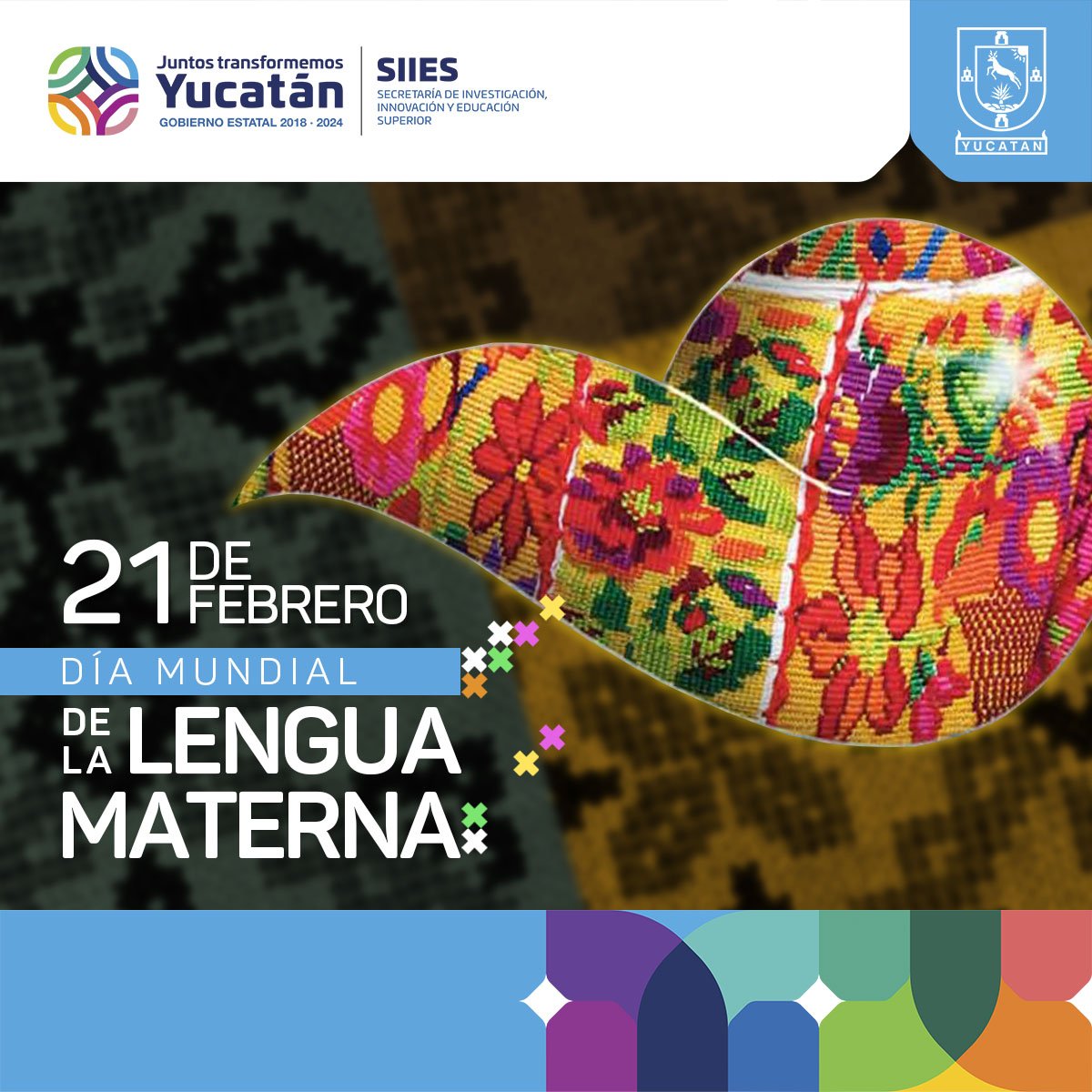 cienciayuc's tweet photo. Hoy Día Internacional de la Lengua Materna, destacamos el compromiso del @cecidhy por su colaboración a la preservación y fortalecimiento del #patrimonio lingüístico de #Yucatán, mediante actividades de capacitación, investigación, docencia y difusión de nuestra lengua #maya. https://t.co/1lC4tYt8Mi