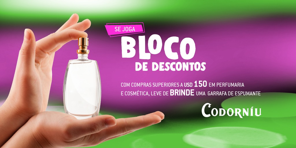 NeutralDutyFree's tweet photo. Caia na folia do Bloco de descontos da #NeutralByLuryx, esperamos por você em todas nossas lojas!🎉🎭 
*Promoções válidas até 1 de março.

Disfrutá el Bloco de descontos de #NeutralByLuryx, ¡te esperamos en todas nuetras tiendas!🎉🎭
 *Promociones válidas hasta 1 de marzo. https://t.co/JbPkAUxjOw