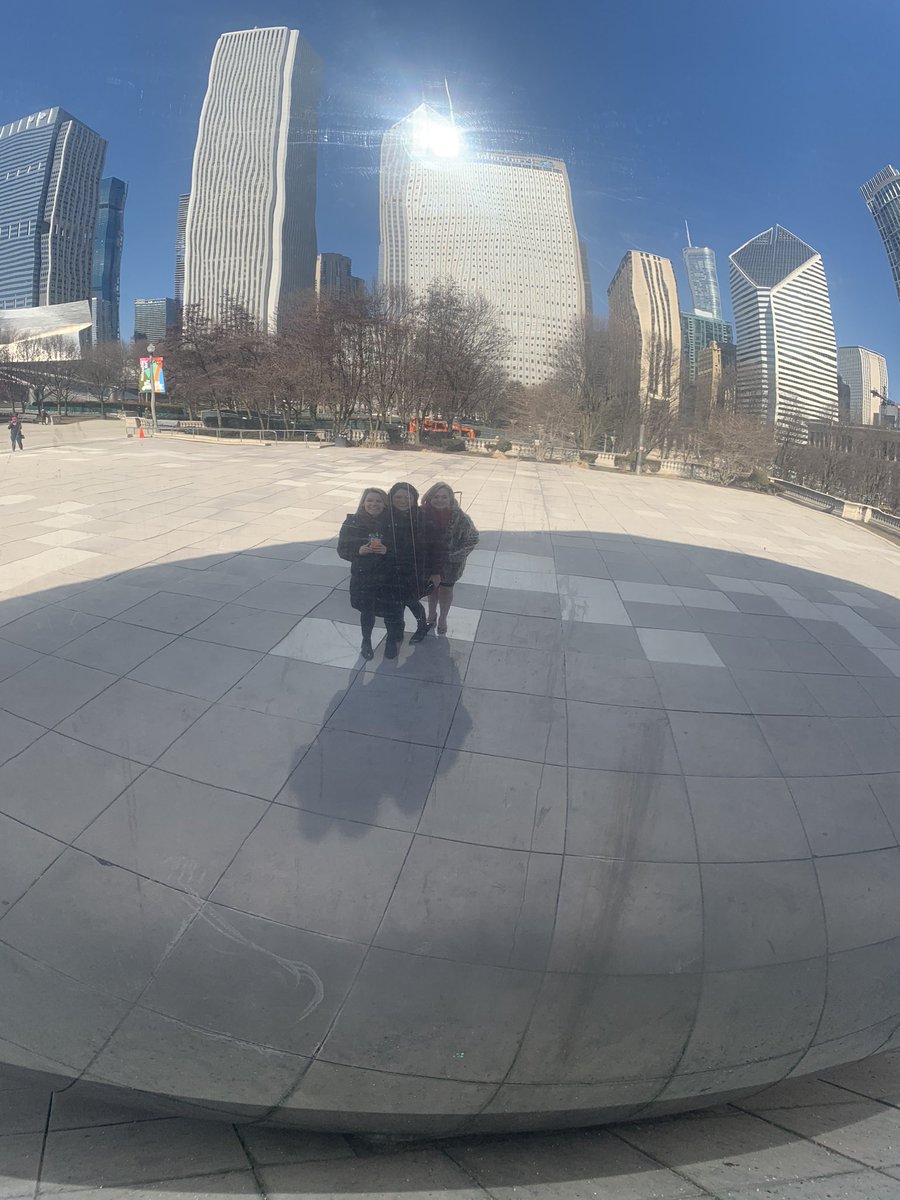 WCEY_Health's tweet photo. WCEY health team reporting from the #bean! #chitown #brrrrrrr #healthcare #healthpolicy https://t.co/uuDXvRdniO