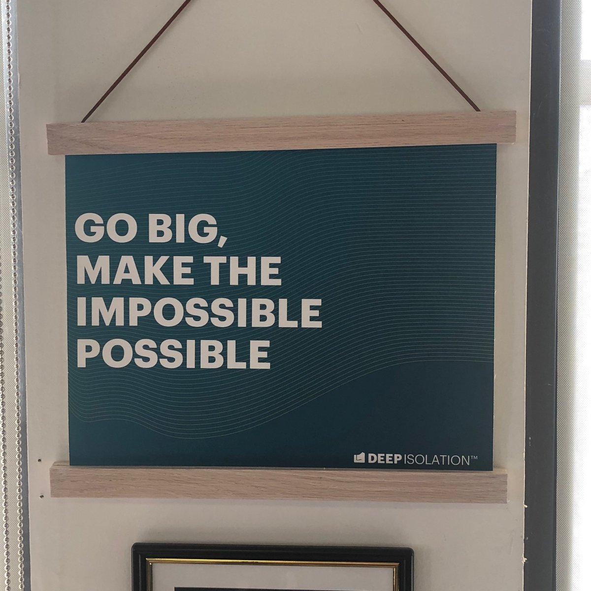 DeepIsolation's tweet image. The core company value of the week is to Go Big! Everyday that we keep progressing is a success, but we never stop trying to do more! #DeepIsolation #NuclearWaste #Environment #CleanTech