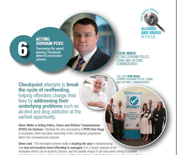 The <a href="/AssocPCCs/">Association of Police and Crime Commissioners</a> earlier this week launched

'Alcohol and Drugs In Focus' #PCCsMakingADifference

You can read more about it including on Checkpoint at the link below

apccs.police.uk/media/4956/alc…