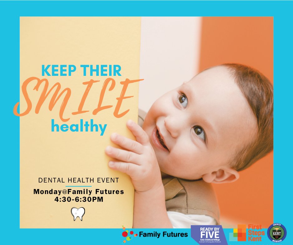 Don't forget about our Dental Health event on Monday!
✔️ information and resources on oral health
✔️ oral health kits and toothbrushes
✔️ educational activities for the whole family

The event is Monday, 4:30-6:30pm in our office. Check out our event page on Facebook!