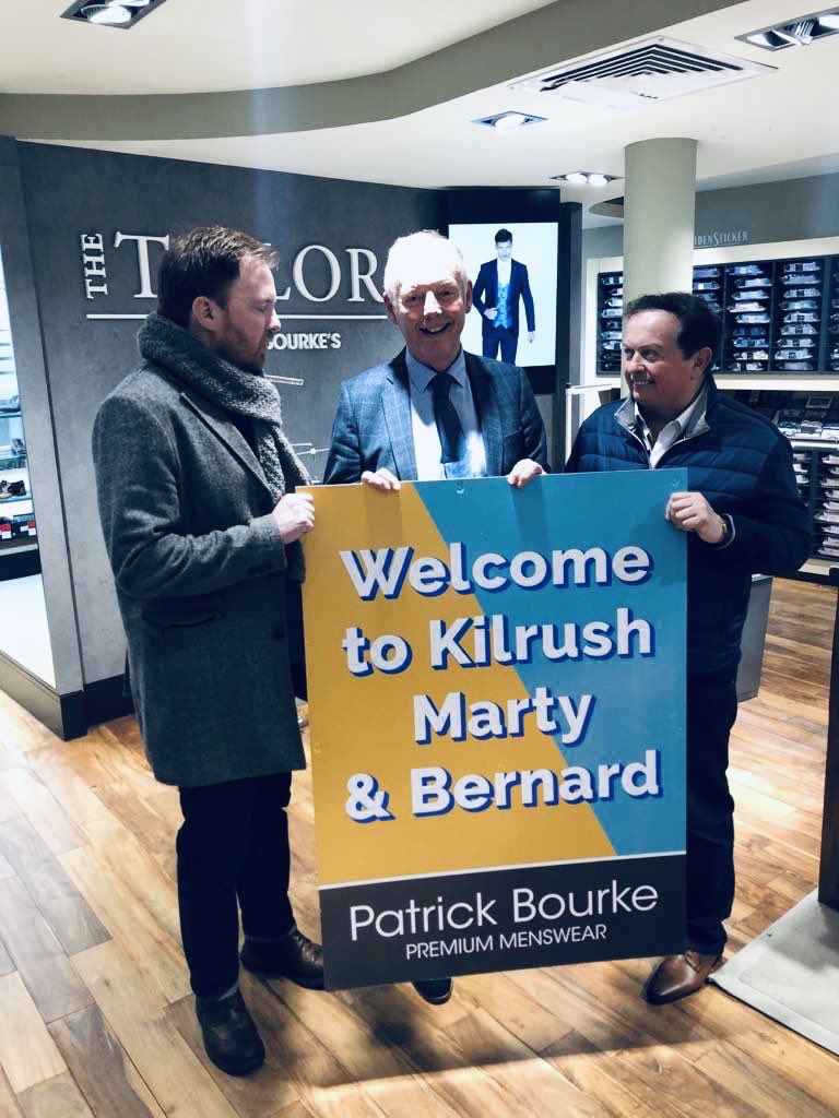 We had two familiar faces in both Ennis and Kilrush earlier today. Both @MartyM_RTE and @boshea5 paid us a visit in between filming a brand new TV programme, which is raising funds for the <a href="/RNLI/">RNLI</a> . Great to see you guys, you never know we could see PB make an appearance 📺