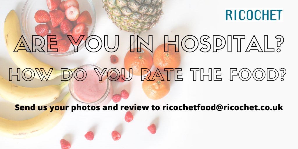 HoldingTV's tweet photo. Are you in hospital or have you been recently? What did you think of the food? 🤔🍴

A new science TV show would like to hear from you with your photos of the food, menu, and a short review which may feature in the final show! Email: ricochetfood@ricochet.co.uk to find out more! https://t.co/CpPMZvXnZS