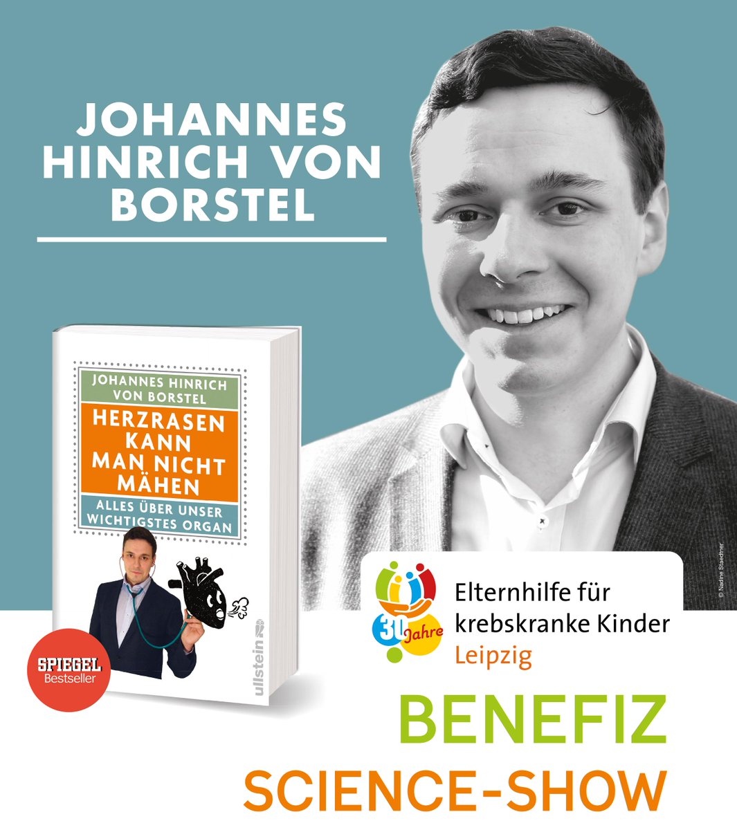 Benefiz-Science-Show von <a href="/herzrasentyp/">Johannes Hinrich von Borstel</a> zugunsten der @Elternhilfe.Leipzig.