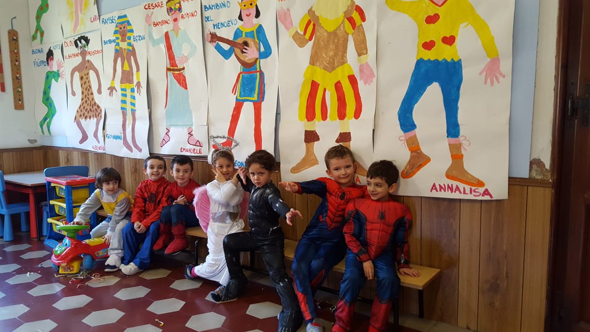 AnnaTomasso's tweet photo. @Ic_Viguzzolo Alla scuola dell'Infanzia di Garbagna, tutti in maschera per festeggiare il Carnevale. https://t.co/ghBnmxOjxp