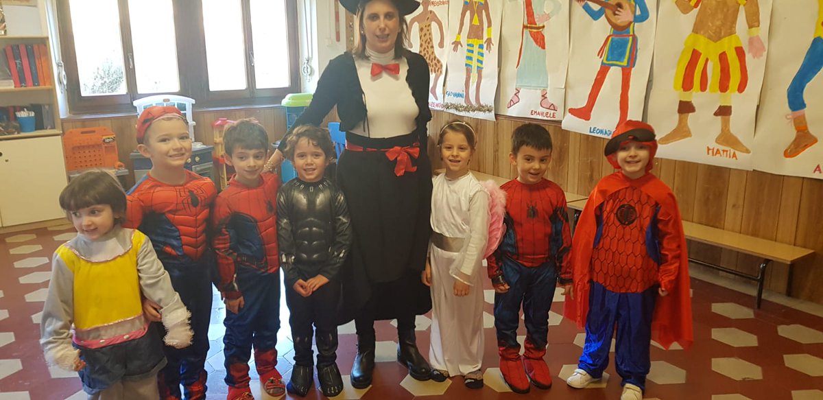AnnaTomasso's tweet photo. @Ic_Viguzzolo Alla scuola dell'Infanzia di Garbagna, tutti in maschera per festeggiare il Carnevale. https://t.co/ghBnmxOjxp