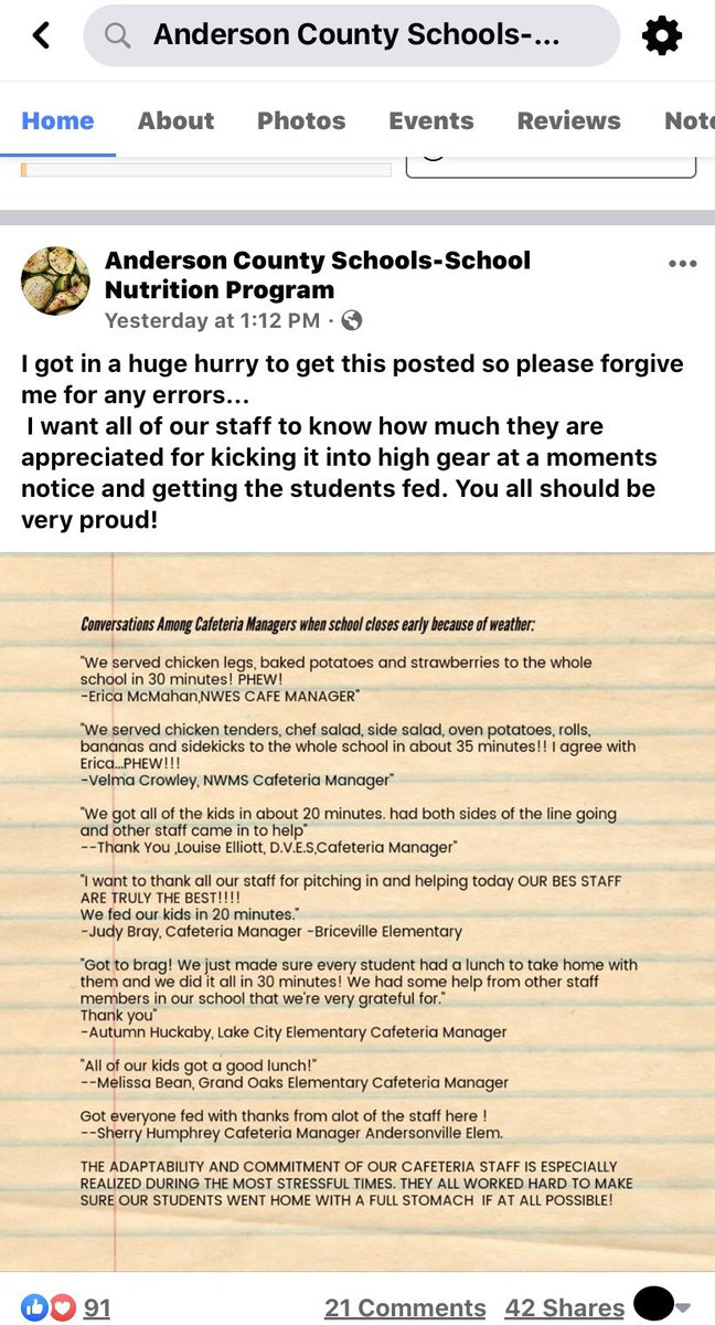 AC School Nutrition (@andersontnsnp) on Twitter photo 