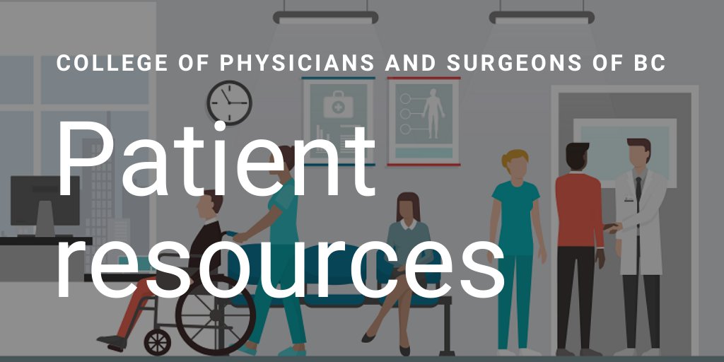 cpsbc_ca's tweet image. We have resources designed to help patients understand what to expect from their physician based on the standards physicians must follow. What standard would you like to see covered in a patient resource? ow.ly/8Xp850ykEOp