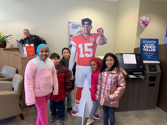 Student Ambassador leadership team out to invite business partners to visit us for Lunch with Leaders next week &amp; Leadership Day 3/5. We even found the MVP at one stop. <a href="/leahmmcopeland/">Leah Copeland, Ph.D.</a>