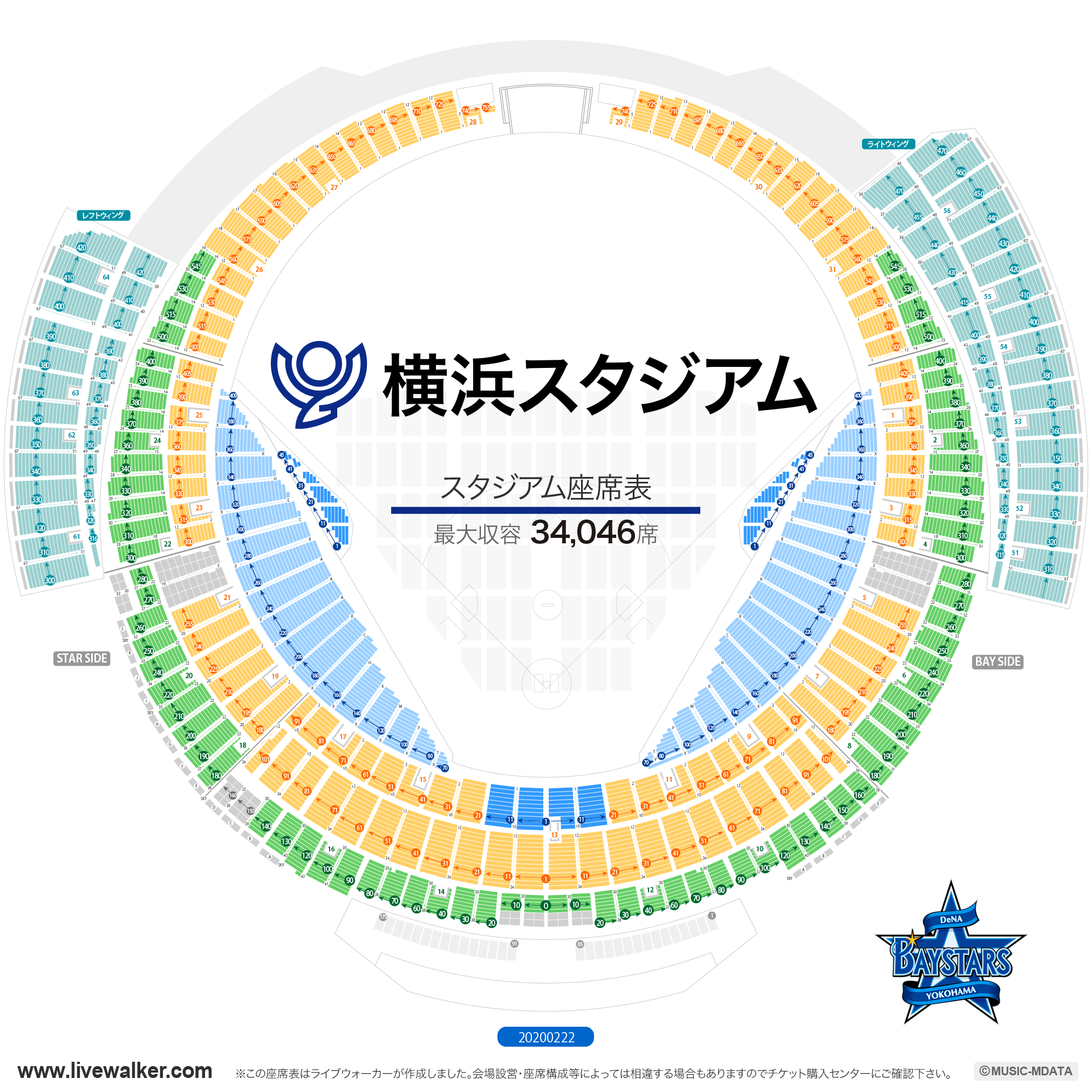 22年版 プロ野球 セ リーグ パ リーグ全チーム スタジアム座席表 Twitter