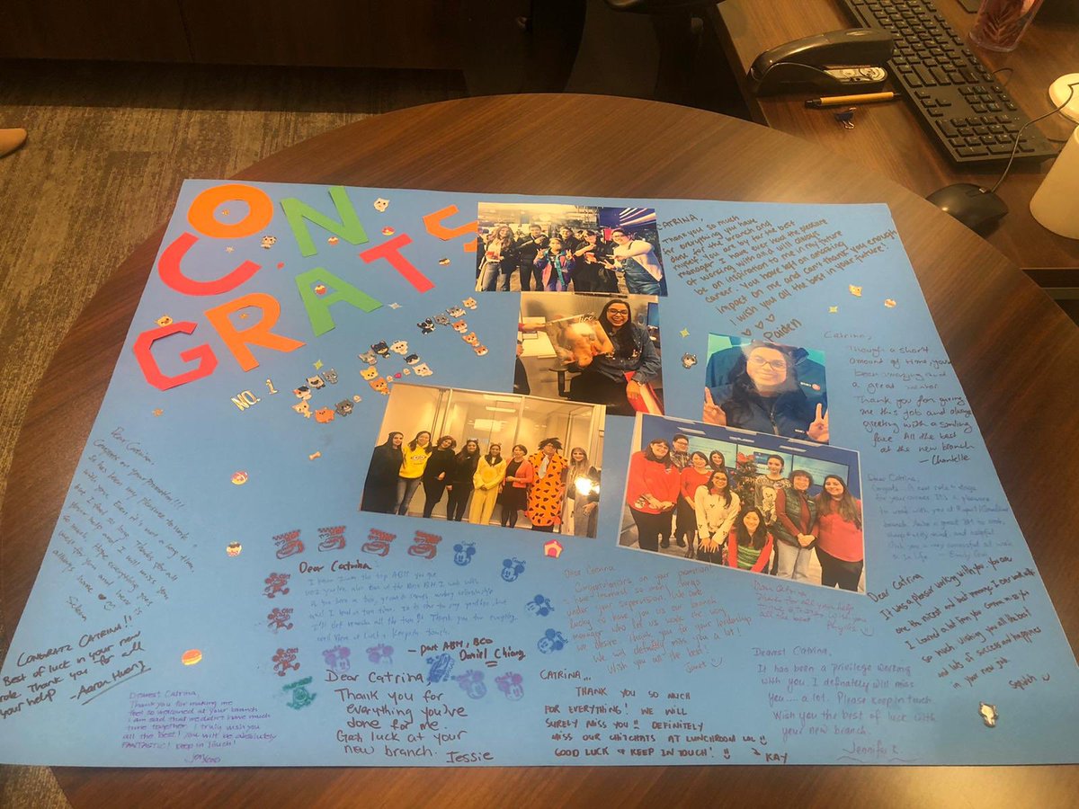 Last day for our one and only Catrina !!!!
You will for sure be missed. We grew a lot and had lots of fun   Best of luck and come visit !🙂🙂<a href="/bmo_rupert/">BMO Grandview & Rupert Branch</a> <a href="/catrina_l/">Catrina Lal</a>