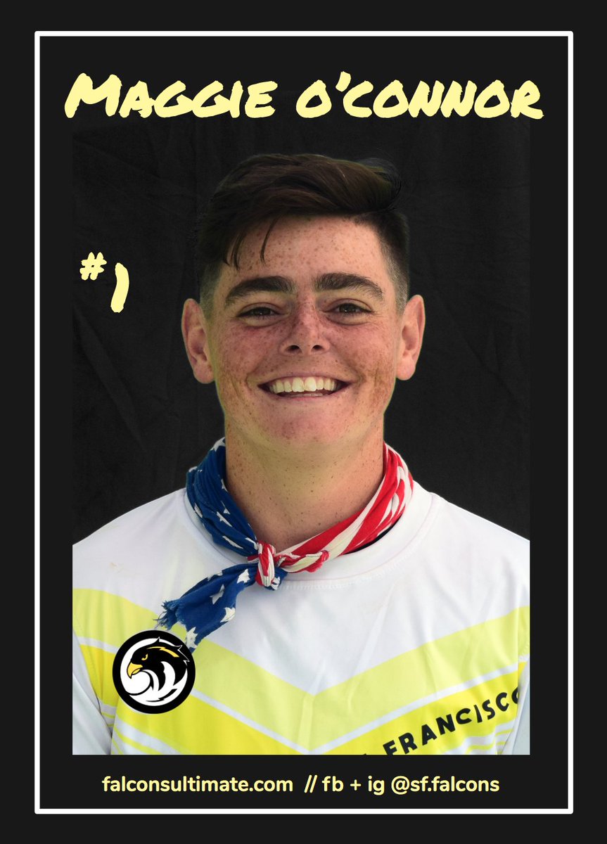 BayAreaFalcons's tweet image. SIGNED! #1 Maggie O'Connor

@NightlockUlt @Donuts_Ultimate