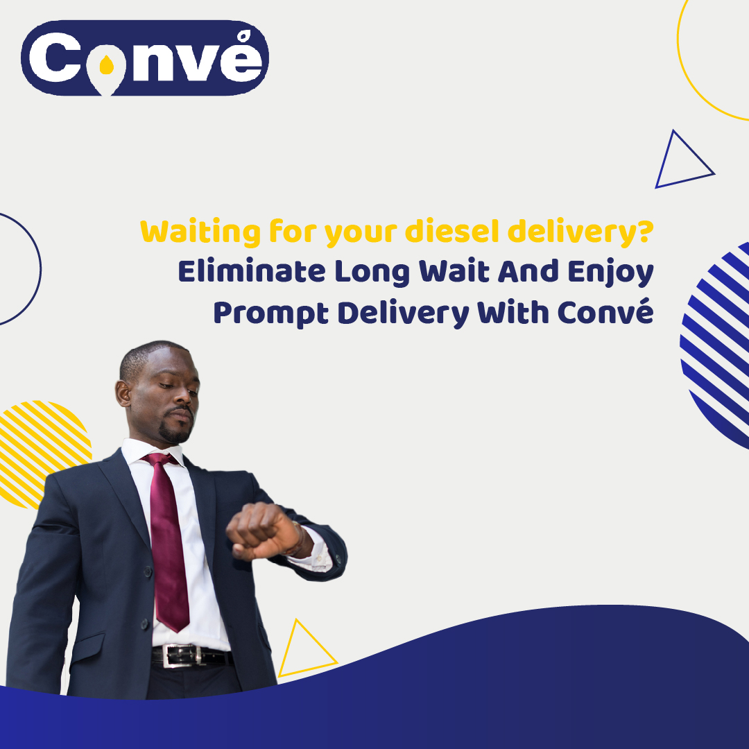 Conve_NG's tweet image. Waiting sometimes could be frustrating.

Eliminate wait time when you order diesel.

Convé offers super fast diesel delivery service.

#ecommerce #ourprocesses #digital #oilandgas 
#onlinebusiness #onlinemarketplace #dieselatyourdoorstep #dieseldelivery #workefficiency #conve