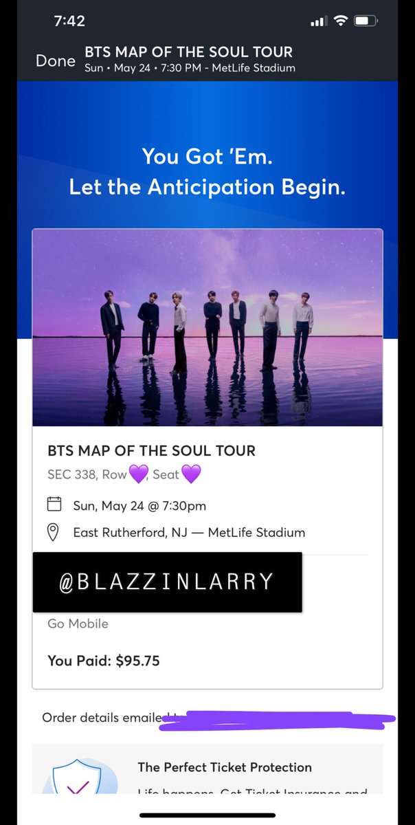 BLAZZINLARRY's tweet photo. 💜BTS MetLife Day2 Ticket Giveaway💜
»Like/Retweet to Join
»Comment why you want the ticket and a funny meme  
»ONE WINNER«
💜ENDS March 31st💜
GOODLUCK TO EVERYONE THAT JOINS https://t.co/YgZL9WEGgL