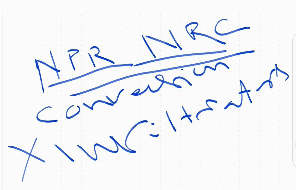 #StopNPR! Why 🤔
Because all Islamic infiltrators &amp; Christian Preachers are scared of digitization of India's Demographic database. NPR or Digitization of India's Demographic Database a potential threat to Illegal Bangladeshi Infiltrators &amp; Christian #Conversion. #ISupportNPR