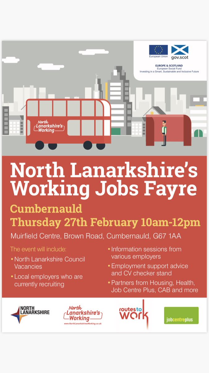 ISMoneyAdvice's tweet photo. This looks like a great event next week! Our partners @nlcpeople are taking part as part of their commitment to strengthen links with employability services as part of the @MoneyPensionsUK Local Community Partnership for North Lanarkshire. #MAPSPilot https://t.co/WuXiI3QqKn