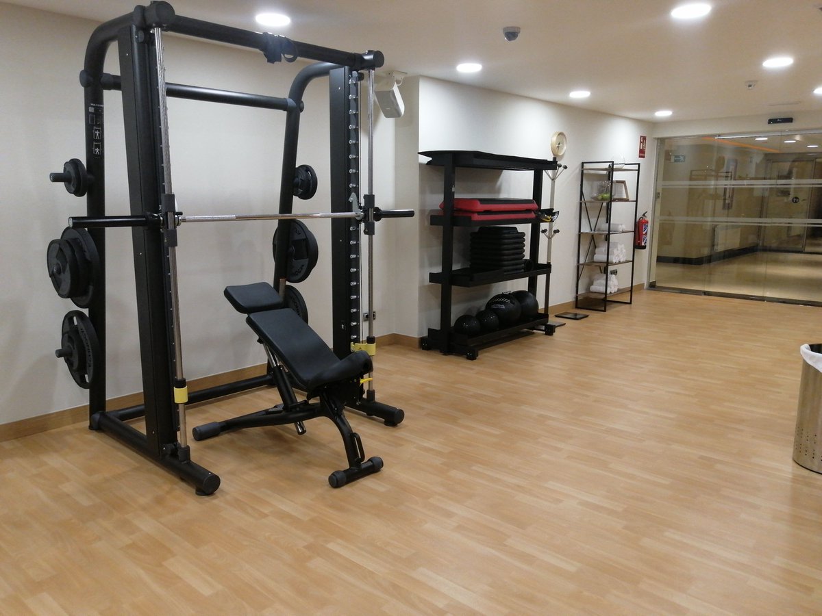 Todo listo en nuestro #gym para ponernos en forma #soulmatters #meliasolynieve