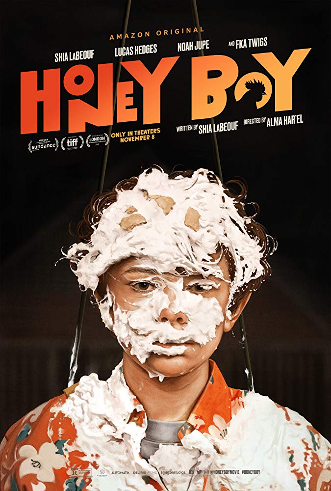  #HoneyBoy (2019) Such an honest and emotional movie and it is filled with powerful performances from everyone involved and it honestly broke me at times, Shia Lebeouf is phenomenal here. It does drag a bit but honestly the story and performance make up for it. I am truly shocked.