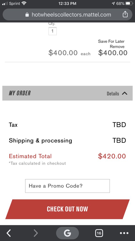 Road2CommaClub's tweet photo. @Model3Owners Preordering both 1:64 and 1:10 now look at the total lol 😂 https://t.co/kpXGOHCQjT