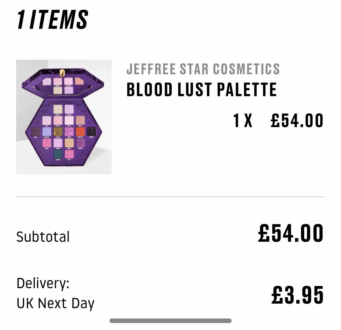 Chaniece_ox's tweet photo. AHHHHH! Love it! #BLOODLUST #jeffreestar #jeffreestarcosmetics https://t.co/8mA9qyJzm2