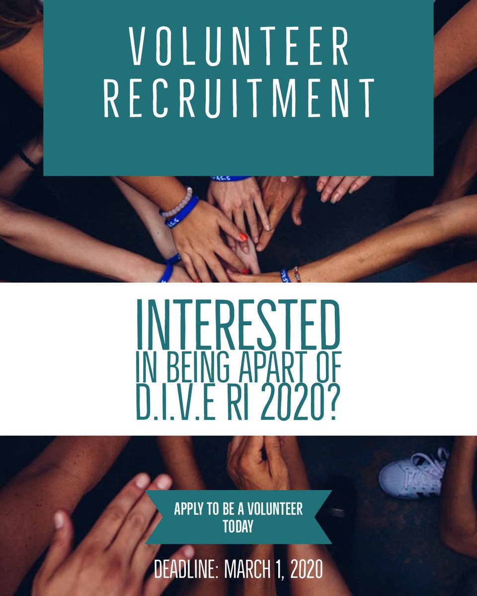 DIVE_RI's tweet photo. Would you like to be apart of this year's DIVE conference and be more than an attendee? If you answered yes, DIVE has the perfect spot for you!⁠

Volunteer applications are here! Hit the link below to apply!⁠

Applications are due March 1.

https://t.co/hebxjZdghn https://t.co/P581X4MO4C
